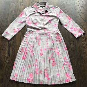 Banana Republic Pleated Shirt Dress